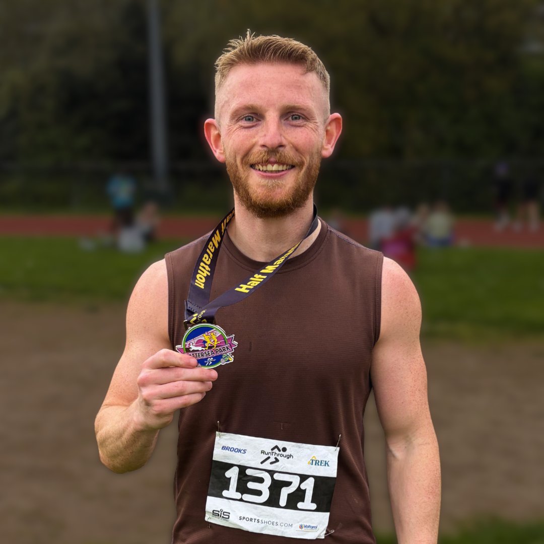 Ben after a half marathon